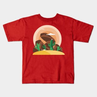 Sun in the desert ! Kids T-Shirt